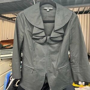 Lafayette 148 New York Women's Charcoal Blazer